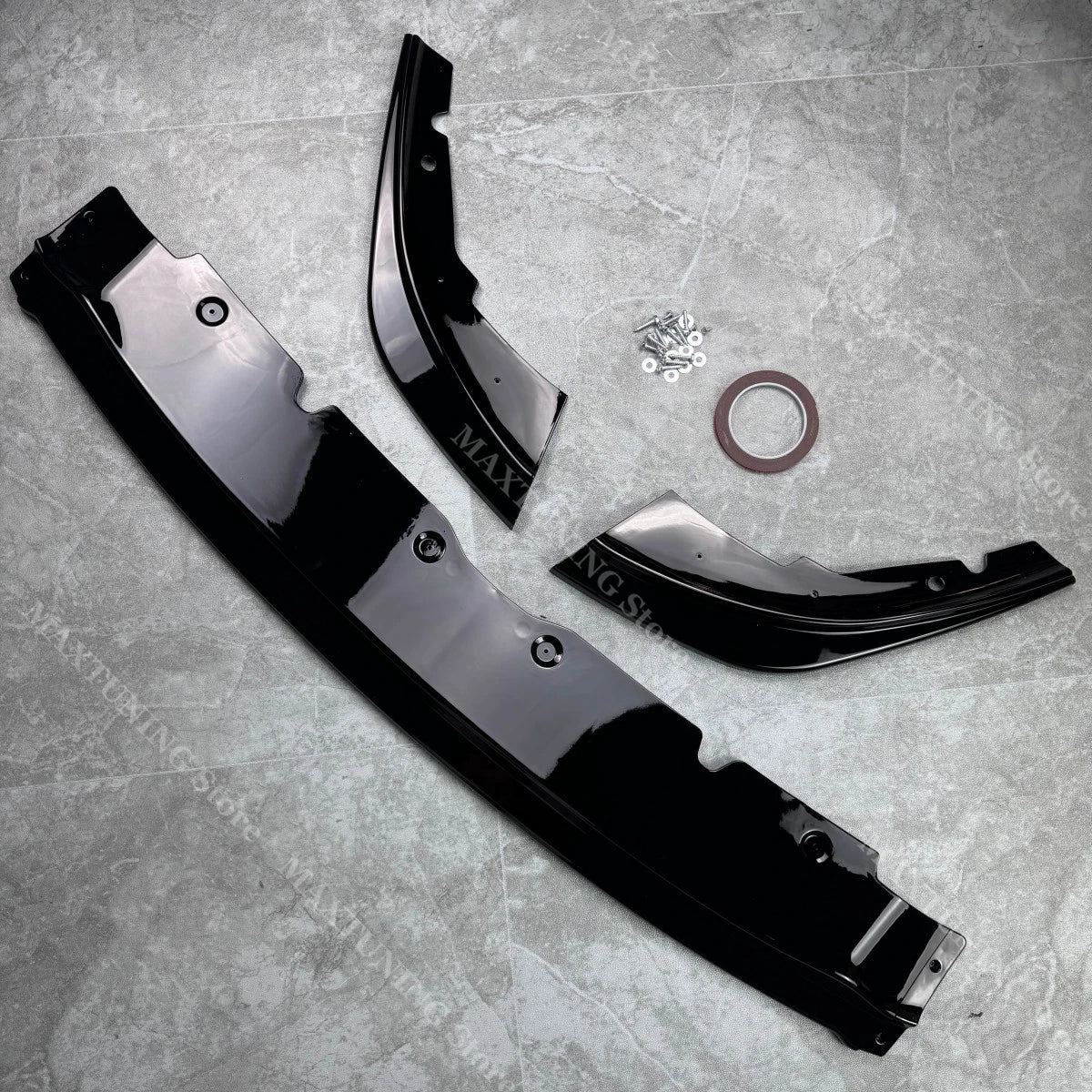 For BMW 1 Series F40 M-PACK 3PCS Front Bumper Lip Diffuser
