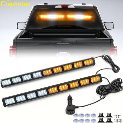54LED Windshield Strobe Emergency Flash 12v-24v Vehicles Truck