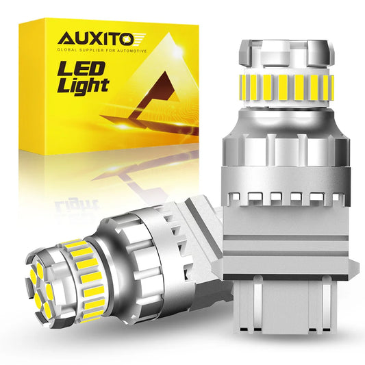 Auxito 2PCS 3157 3156 3057 P27 7W Bulb T25