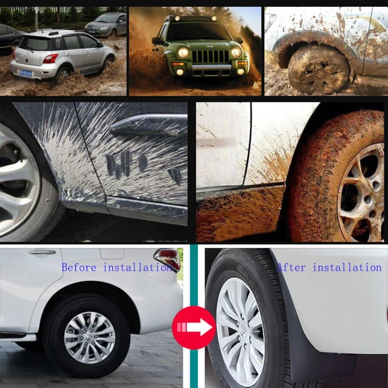 For BYD Yuan Up 2024 2025 ABS Mud Guards Mudguards Mudflaps