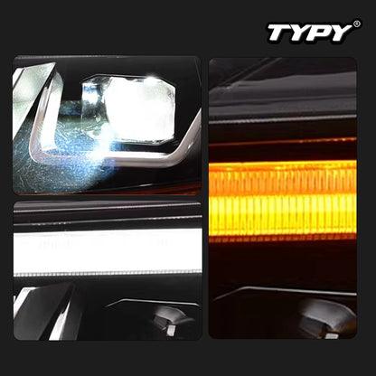For Ford Mustang Headlights 2018-2023 Upgrade Typy Modified