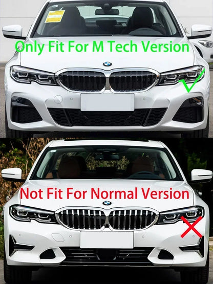 For BMW 3 Series G20 G21 Rear Bumper Diffuser M Tech Body Kit Mp