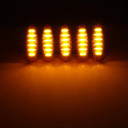 For 2008-up Freightliner Cascadia 5PCS Running Cab Marker Roof