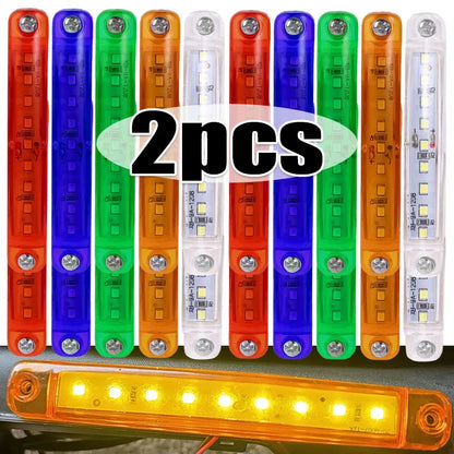 12-24v Clearence Front Rear Side Marker Indicators Warning Truck