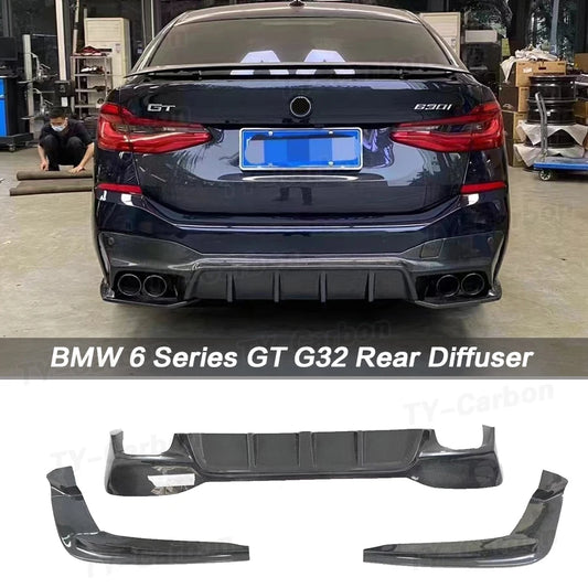 For BMW 6 Series Gt G32 Rear Bumper Diffuser Lip m-sport