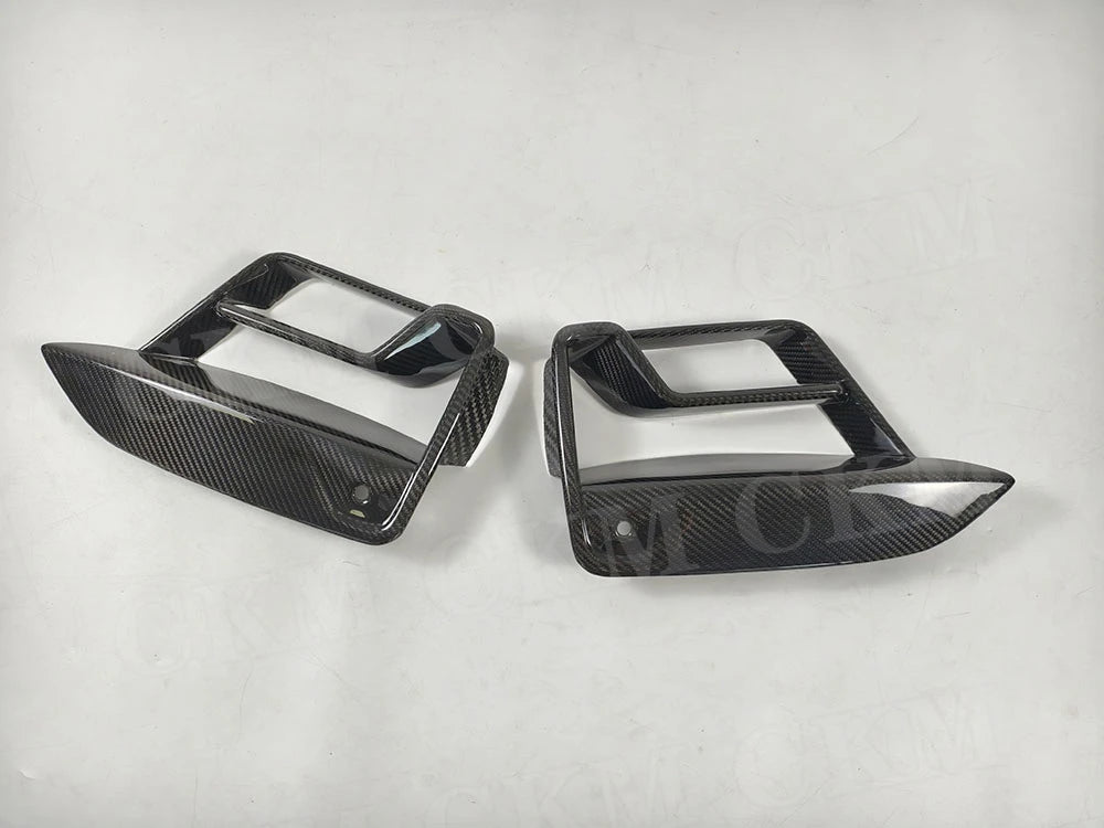 For BMW 5 Series F90 M5 Carbon Fiber Front Bumper Air Vent Trim