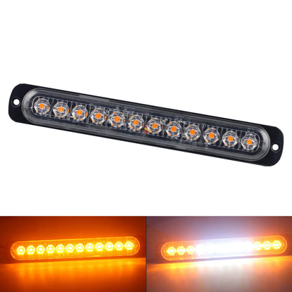 1PCS Stroboscopes Strobe 12 Flash 12-24v Emergency Flashing Side