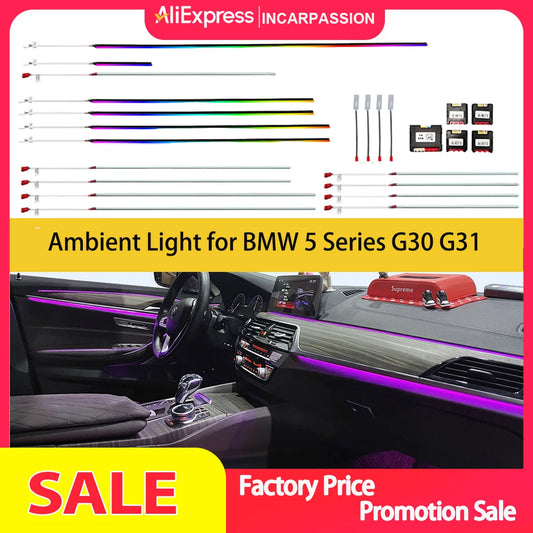 For BMW 5 Series G30 G31 Oem Dedign Ambient Lighting Support