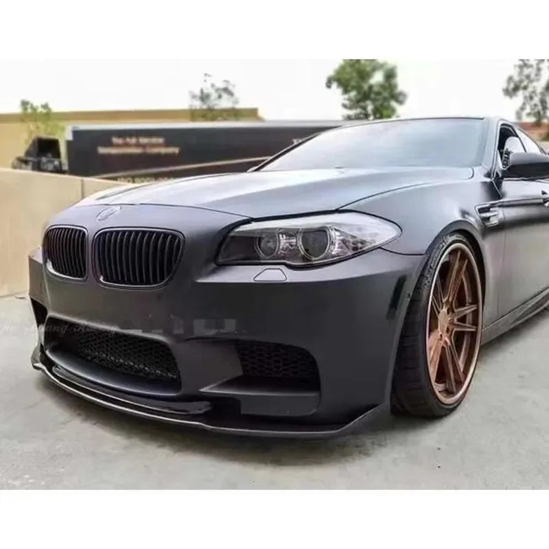 For BMW 5 Series M5 F10 2010-2016 Carbon Fiber Front Bumper Lip