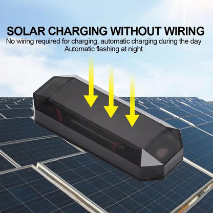 Automobile Solar Warning Simulation anti-theft Imitation Camera