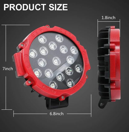 12V 150W Bright Off Road 4X4 Spotlight Headlight Work