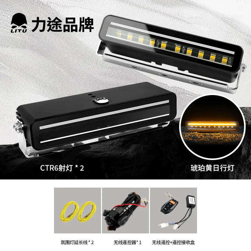 Dc 12-24v Inch Offroad Spotlight Bar Driving Flood Beam