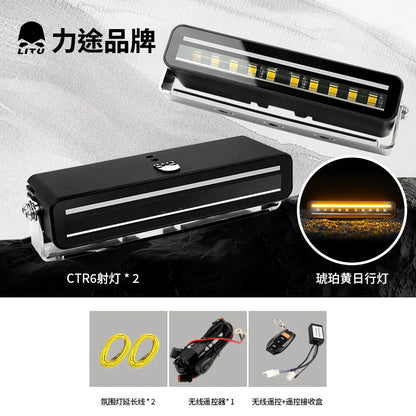 Dc 12-24v Inch Offroad Spotlight Bar Driving Flood Beam