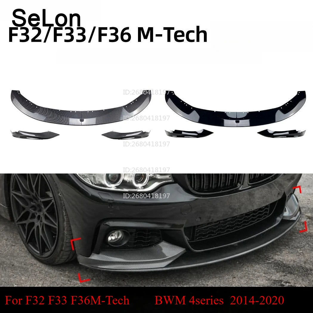 For BMW 4 Series BMW F33 F32 14-20 Front Lip Shovel Wrap Corner