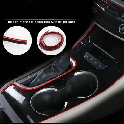 For Renault Megane 2 3 Duster 5M Interior Strip Sticker Logan
