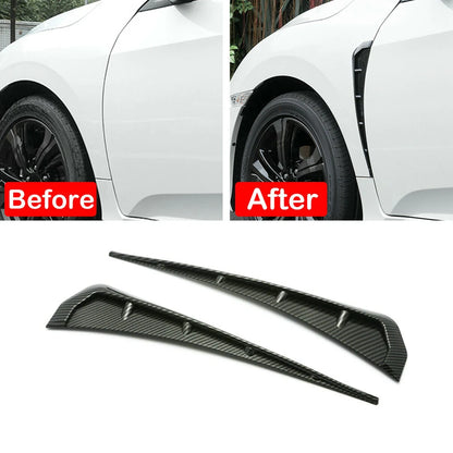 For Audi A3 A4 A5 A6 Side Fender Spoiler Wind Knife Air Vent