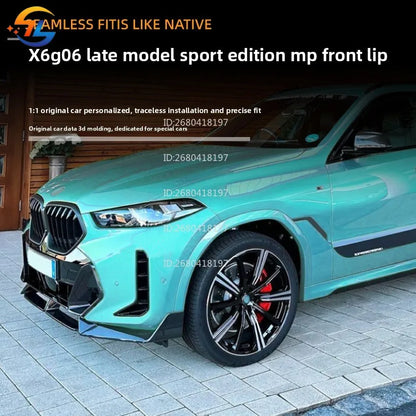 For BMW BMW X6 G06 Lci Sport 2023+mp Front Lip Shovel Spoiler