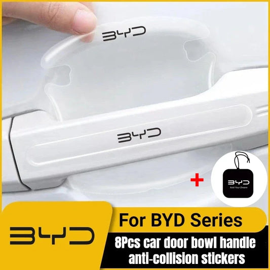 For BYD Seal Atto 3 Sealion 4PCS 8PCS Door Handle Protector Anti