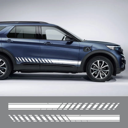 For Ford Explorer 1 2 3 Sport Hybrid SUV Stripes Stickers Door