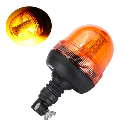 2PCS 12V 24V Amber Truck Tractor Flexible Warning Emergency