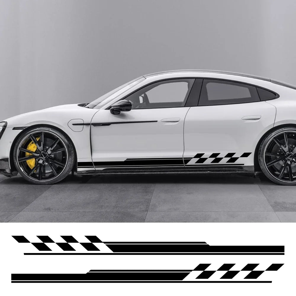 For Audi BMW Renault Volkswagen Peugeot Door Side Sticker Racing
