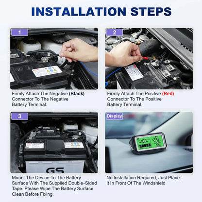 Ancel BM200 Pro 12V Battery Tester Monitor head-up Display