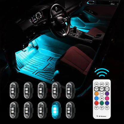 Remote Control Ambient RGB Wireless Rechargeable Footwell