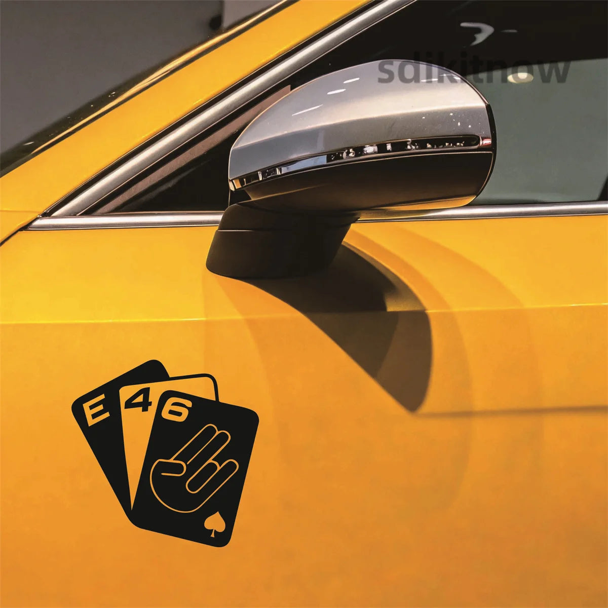 For BMW E28 E30 E34 E36 Poker Card Sticker Window Performanc