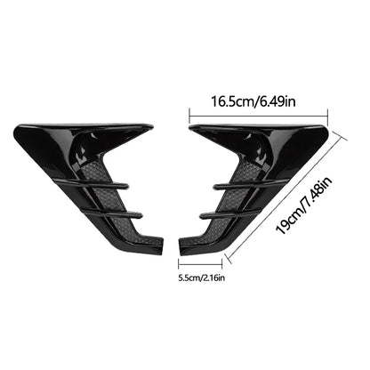 2PCS Side Wing Leaf Panel Sticker Modification Body Sports