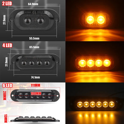 For Scania 10PCS Grille Side Marker Turn Signal Warning Position