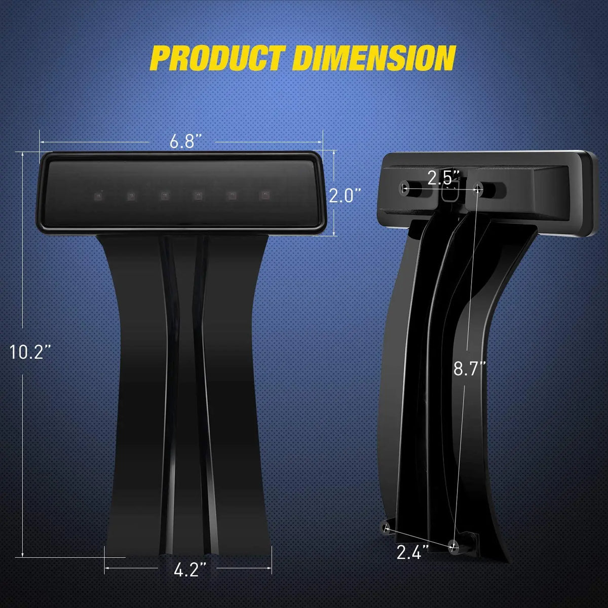 For Jeep Wrangler Jk Unlimited Jku Third Brake W Clear Lens