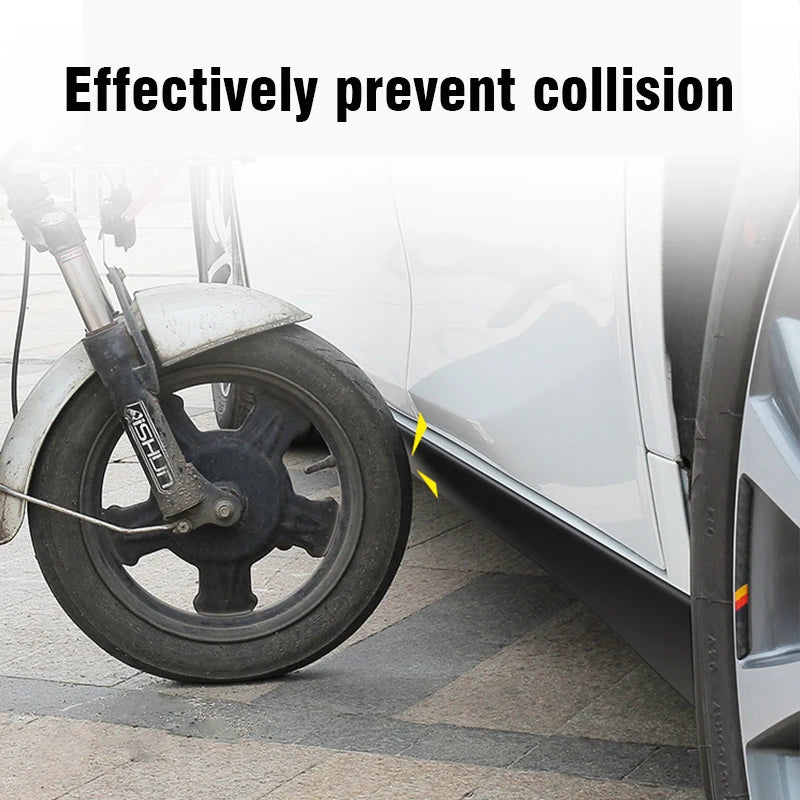 Door Protector Body Black White Side Skirt anti-scratch