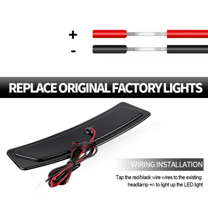 For BMW 3 F30 F31 320IX 2PCS Smoke Len Side Marker Turn Signal