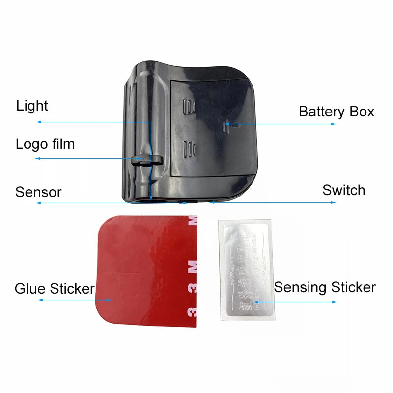 For Skoda Peugeot Hyundai Toyota Mitsubishi 2PCS Wireless Door