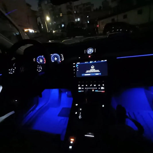 For Audi Q7 4L 2007~2015 Footwell ultra-bright Interior Ambient
