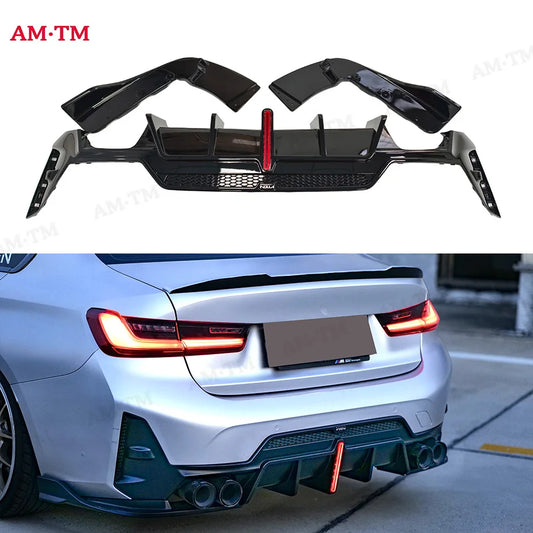 For BMW 3 Series G20 G28 Vten Rear Bumper Protector Pp Gloss