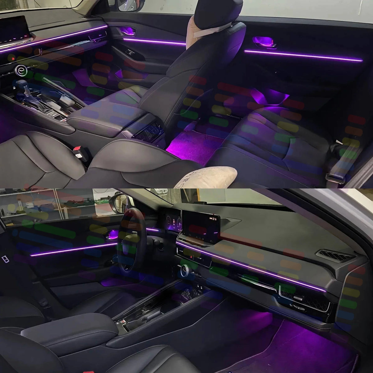 For BMW 3SER F30 F35 Dynamic Lighting Scenes That Sync Music