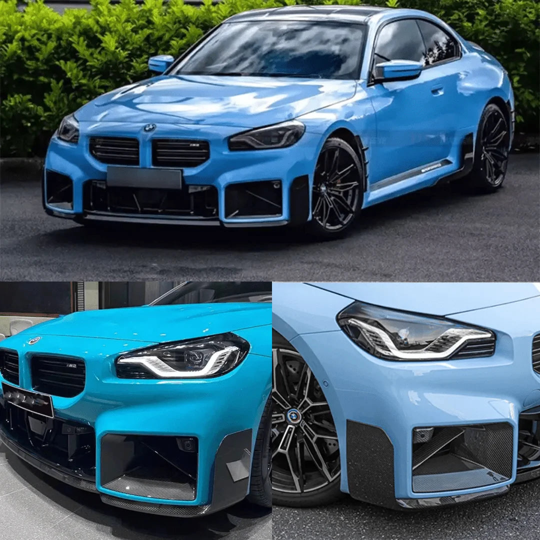 For BMW M2 G87 2023+ Mp Front Lip Spoiler Diffuser Chin Shunt