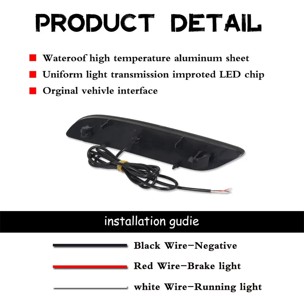 For Chrysler Pacifica & Voyager Rear Bumper Reflector Red Tai