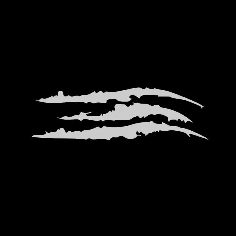 A Set Ghost Claw Stickers Headlights Pvc Carving Hood
