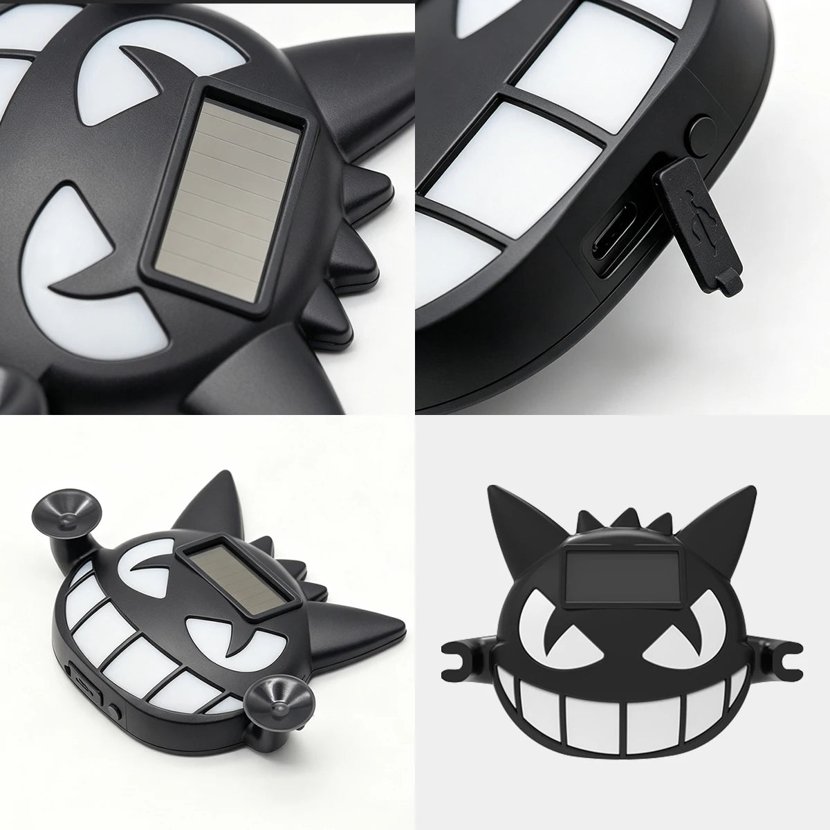 Devil Face Projection Solar Powered Rear Windshield Warning