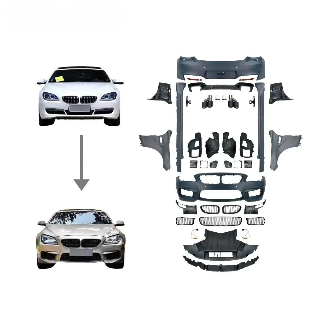 For BMW 6 Series F06 Modified Series F06 F12 F13 Wide Body Kit