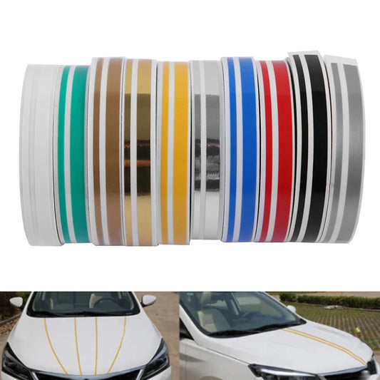 Roll Multicolor Striping Pin Stripe Steamline Double Line Tape