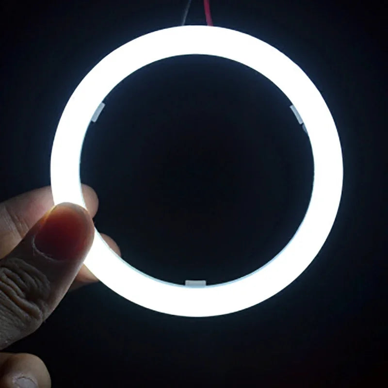 Super Bright Halo Rings Cob Angel Eyes Headlight 60MM