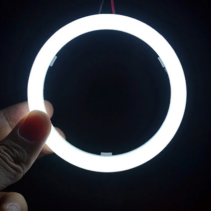 Super Bright Halo Rings Cob Angel Eyes Headlight 60MM