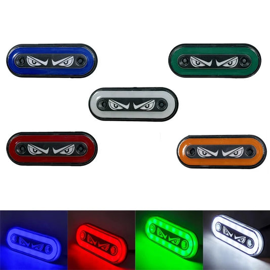 Visibility 12V 24V Side Markers Flashing Constant Modes Trucks