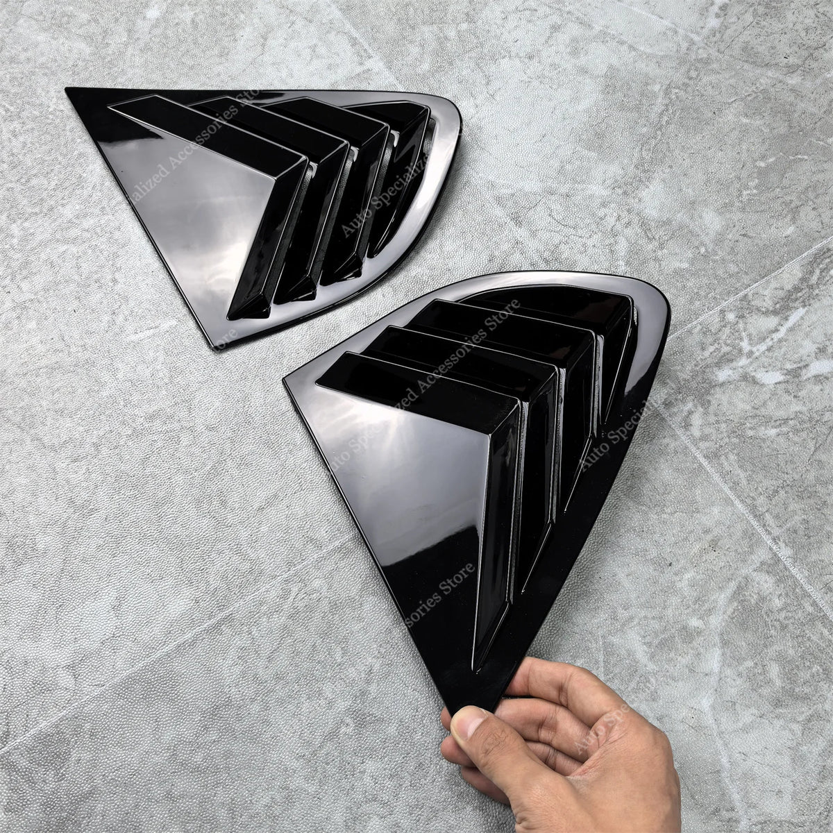 For BMW X4 F26 G02 F98 Rear Window Louvers X4M 25D 30I 30D M40I