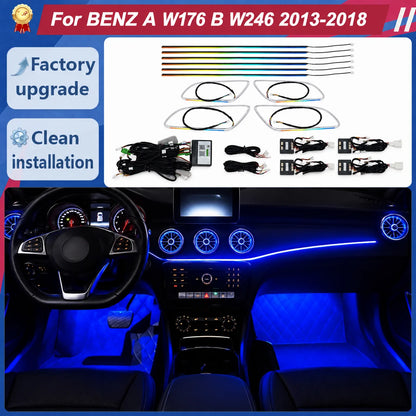 For Mercedes-Benz A-Class W176 B-Class W246 Active Ambient