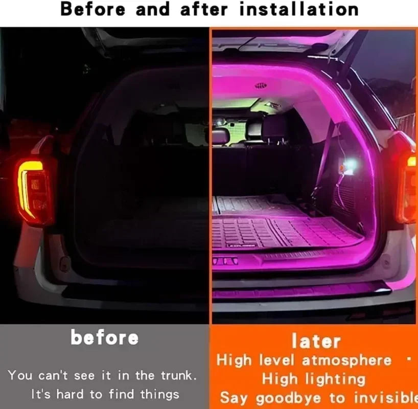 For All Vehicle Models Boot Strip Lighting Smart Sensor Easy