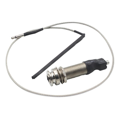 Portable Guitar Endpin Preamp Pickup Bridge Saddle Eq Piezo